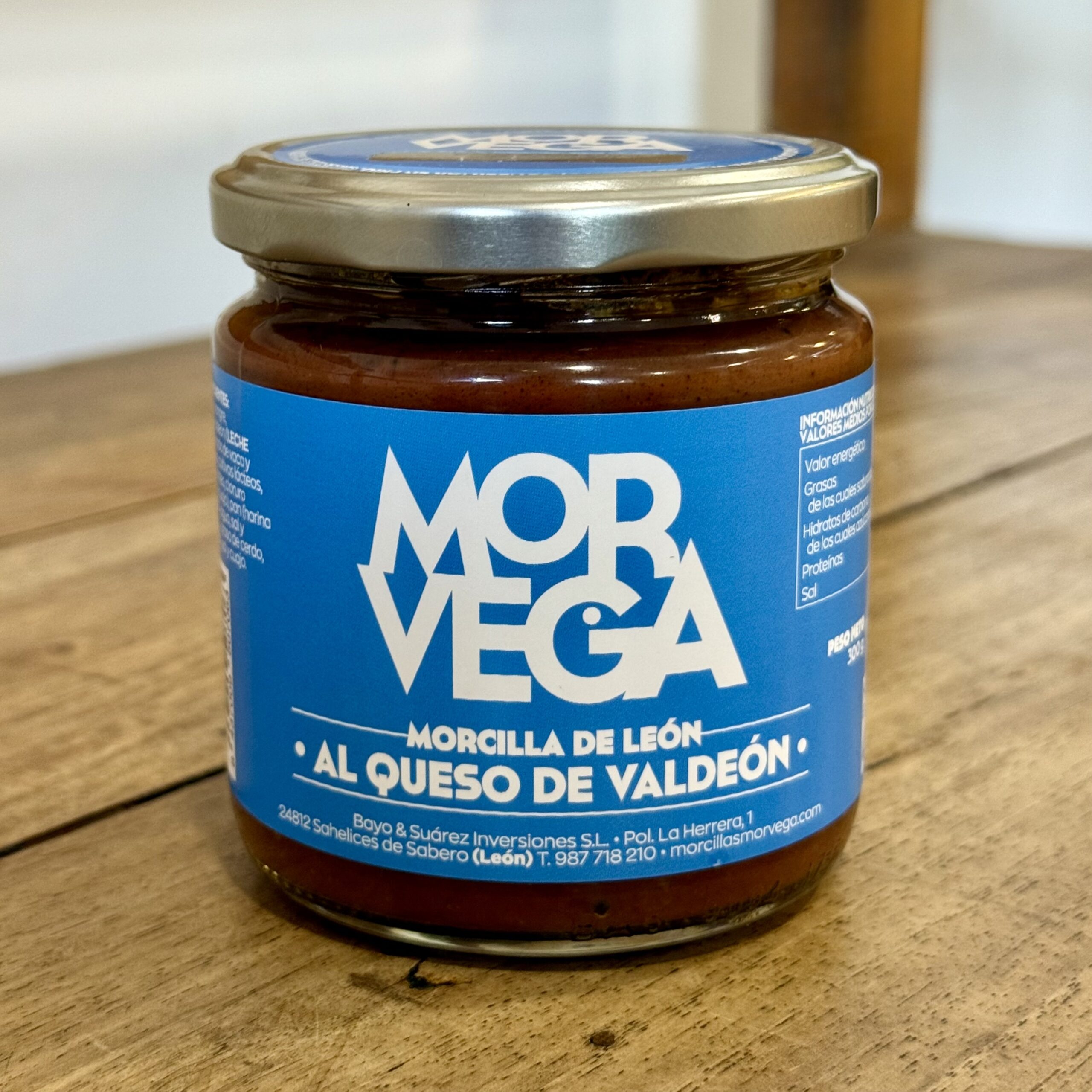 Morcilla de León al queso de Valdeón en bote Morvega