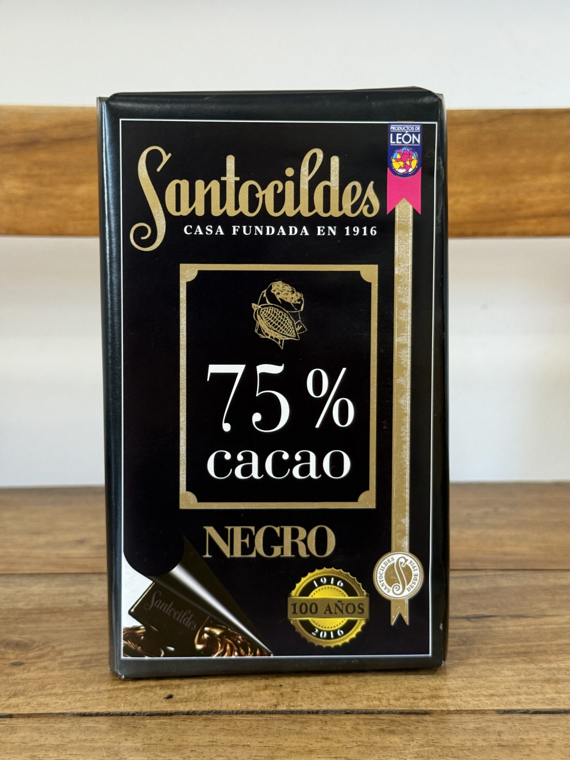 Chocolate Negro 75% Cacao Santocildes