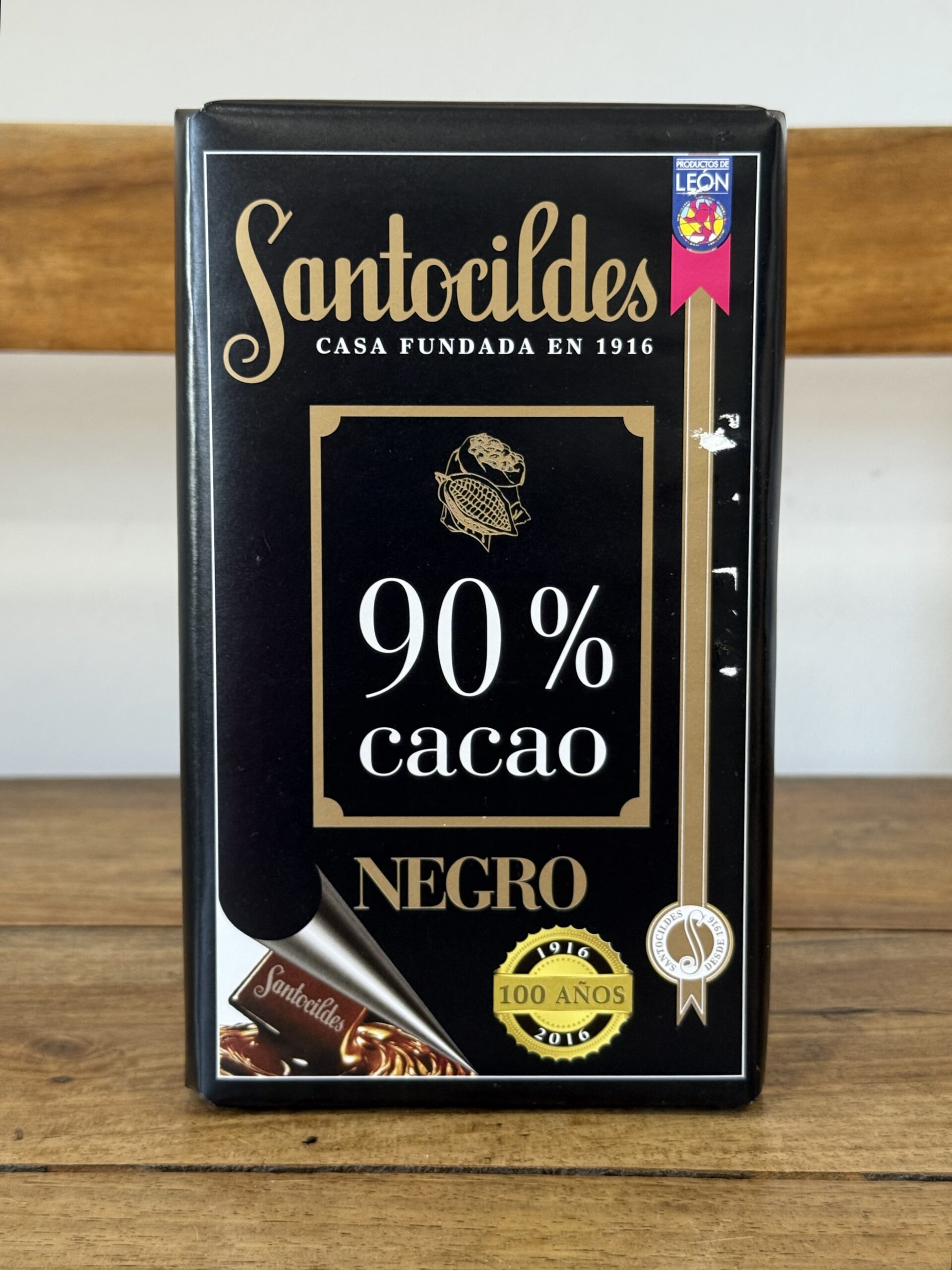 Chocolate Negro 90% Cacao Santocildes